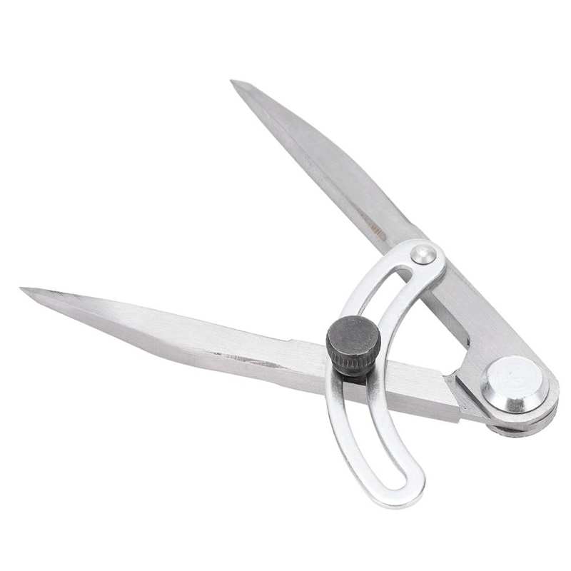 Steel Wing Divider Pencil Marking Compass Circle Maker Adjustable Scriber Craftsman 125mm