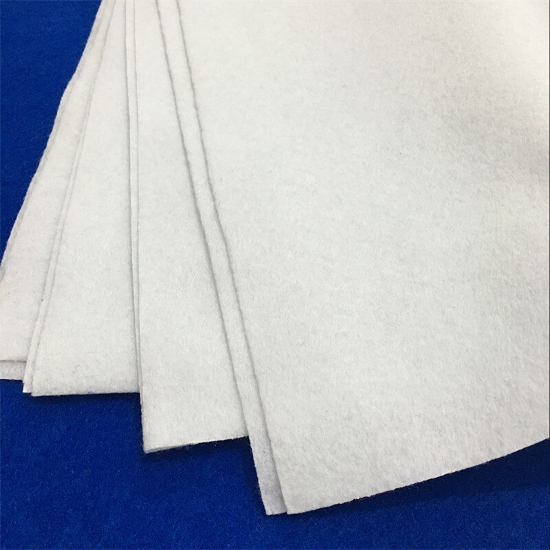 Soft white Non Woven Felt Fabric Sheets Fiber Thick Kids DIY Craft Assorted Fabric Square Embroidery Scrapbooking Craft AA8503