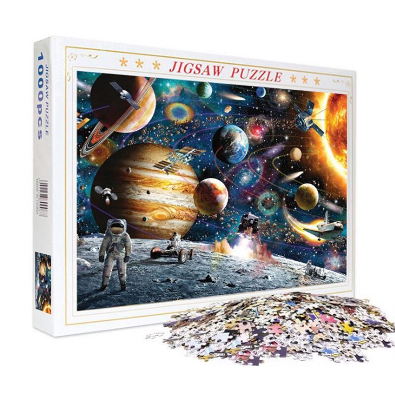 Puzzel 1000 Stks/set Beroemde Schilderij Van World Space Volwassen Puzzels Kids Diy Puzzel Creativiteit Voorstellen Educatief Speelgoed