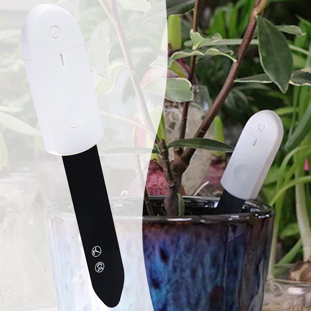 Boden Hygrometer Pflanze Blume Pflege Sensor Überwachung Boden Feuchtigkeit Sensor Monitor Wasserdichte Kompakt Anzeige Licht Garten Werkzeuge