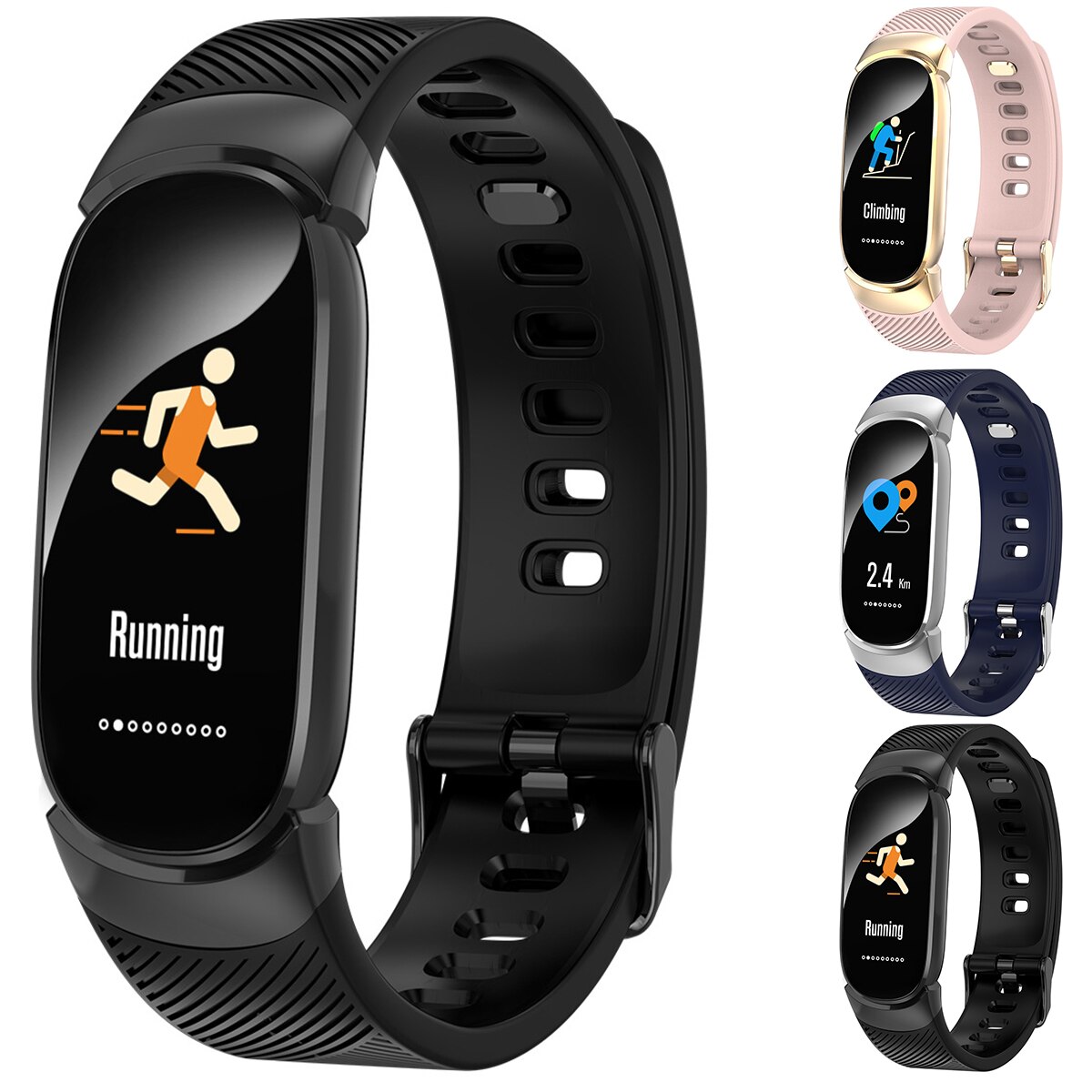 Waterproof Smart Bracelet Fitness Tracker Health Monitoring Smart Wristband Smartband Monitor Health Wristband