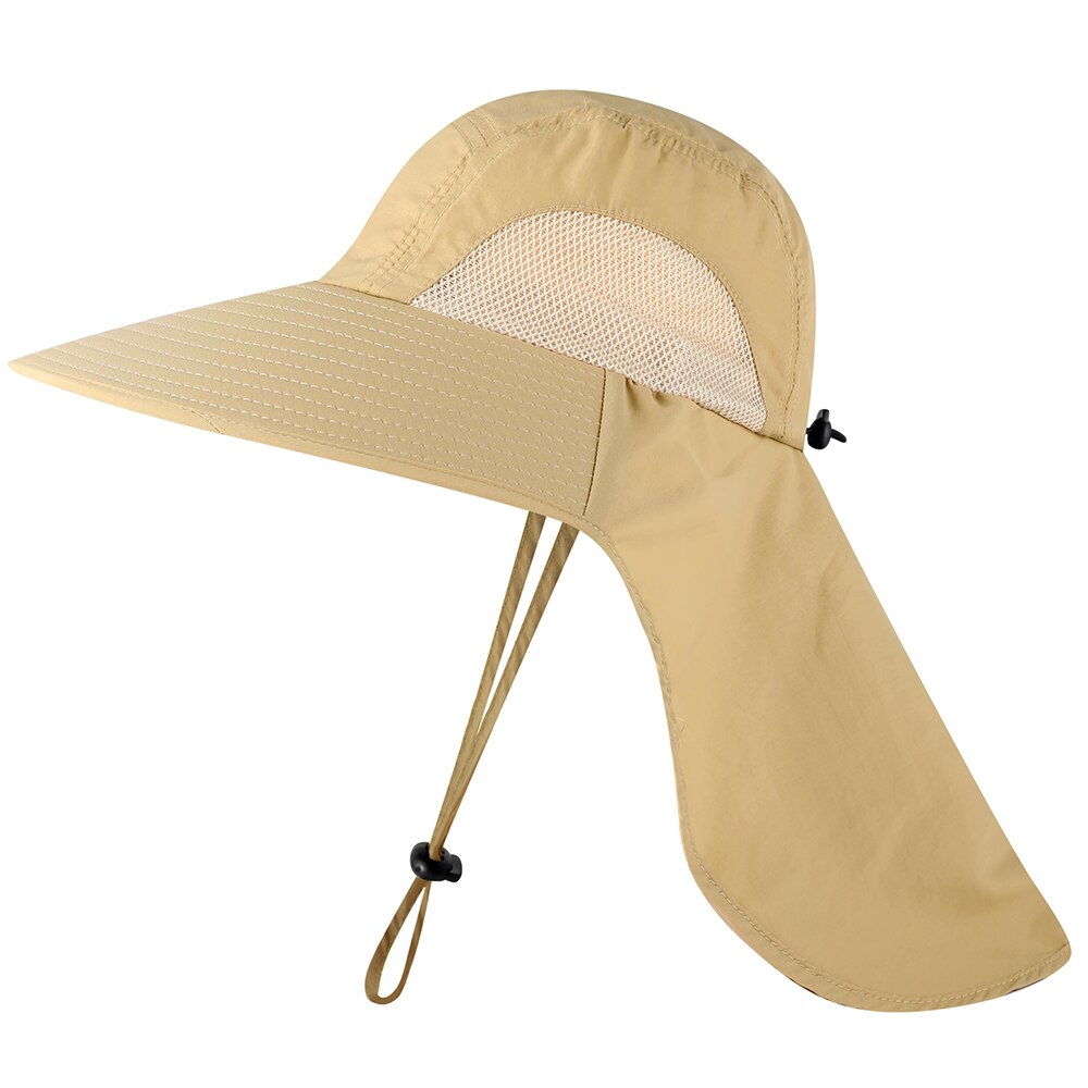 Wide Brim Unisex Sun Hat Fishing Cap with Neck Flap for Travel Camping Hiking Boating fishing cap Carp Fishing Pesca