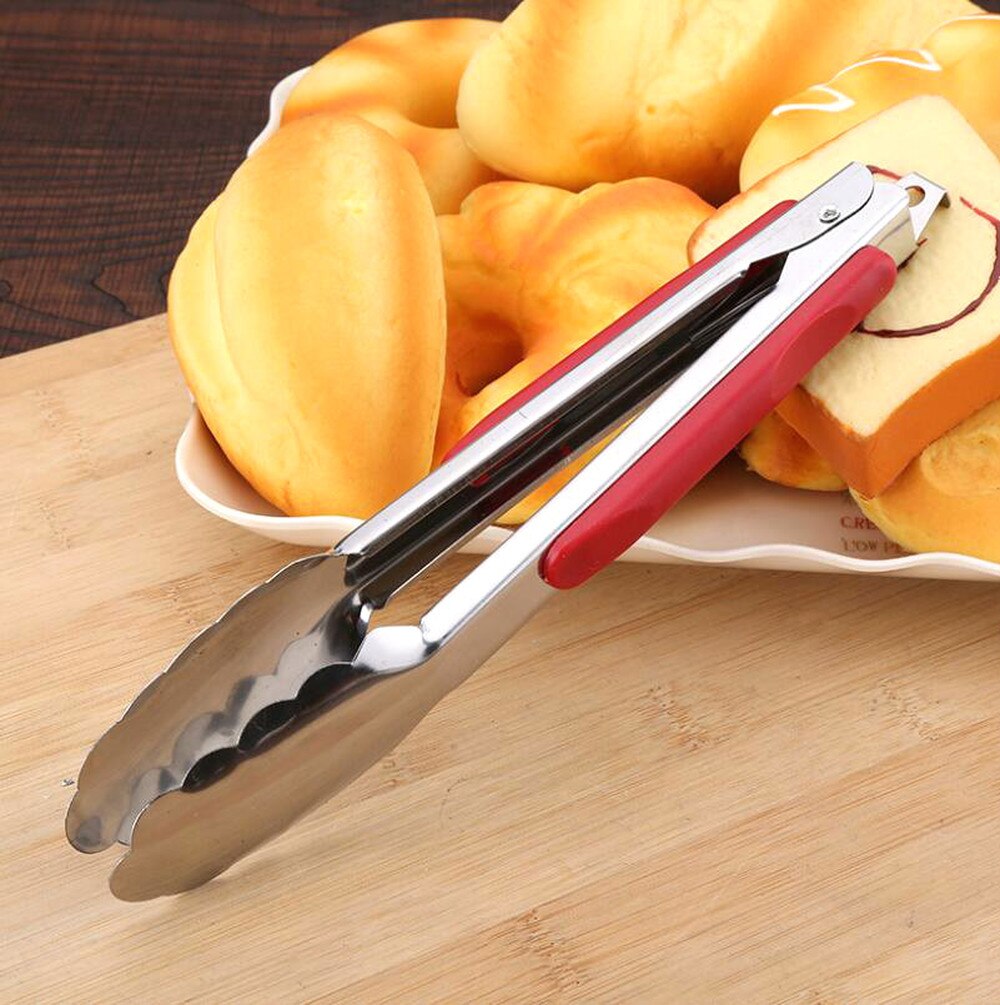 Grill Werkzeug Lebensmittel Clip Anti-verbrühungen Edelstahl Grill Zange Zeug Rotisserie BBQ Tool Home Küche Liefert