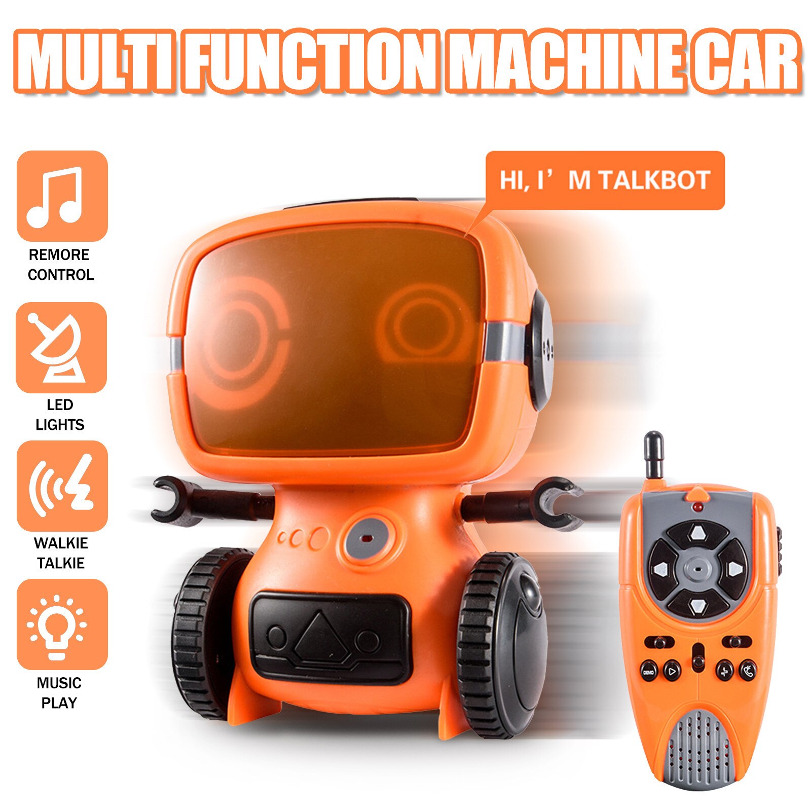Intelligente Robot Speelgoed Met Walkie-Talkie Draadloze Controle Programmering Modus Walking Robot Speelgoed Educatief Speelgoed Voor Jongens