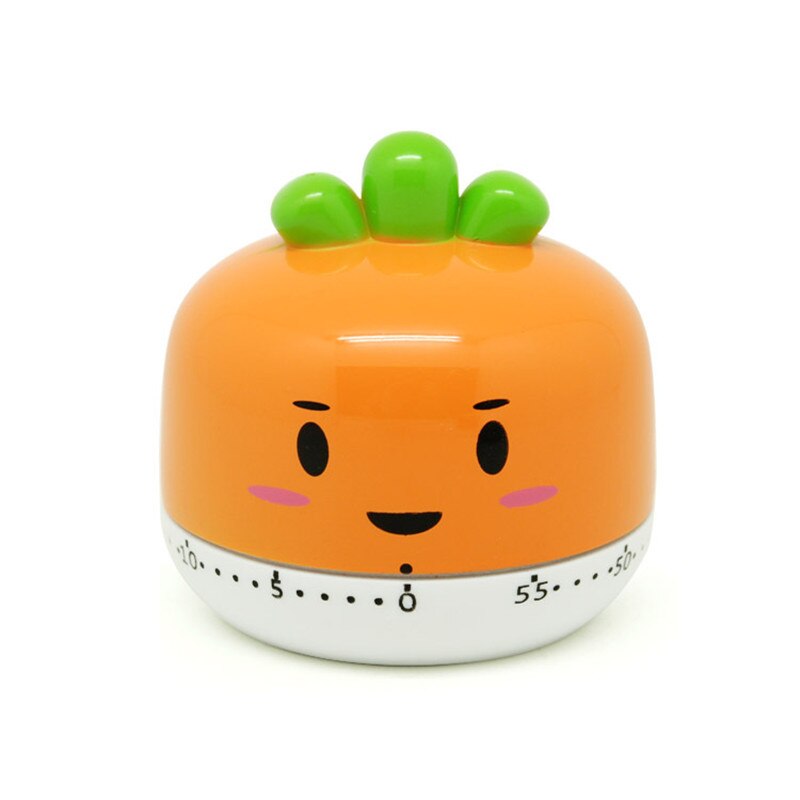 Kookwekker Mechanische Cartoon Grappige Groente 60 Minuut Timer Eenvoudig Bedienen Koken Herinnering Keuken Accessoires Decoratie: Carrot Kitchen Timer