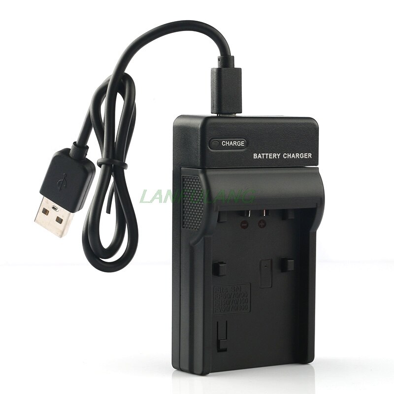 NP-FH50 USB Battery Charger for Sony Camera DSC-HX1 DSC-HX100 DSC-HX200 DSLR a230 a290 a330 a380 Da390: Default Title