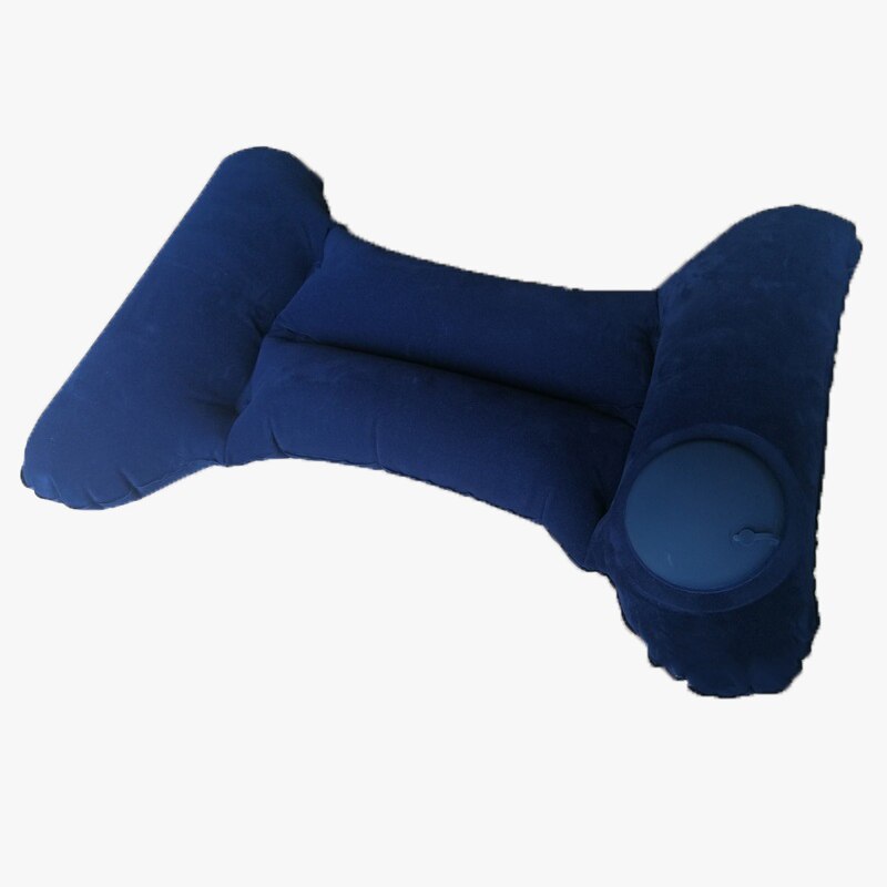 Automatic Inflatable Lumbar Cushion Portable Soft Travel Pillow Car Airplane Outdoor office Headrest Waist Support Cushion: 3