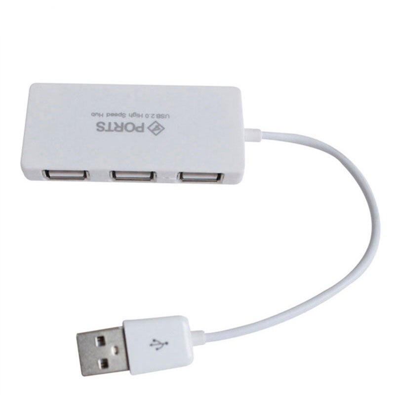Slim High Speed Multi Splitter Uitbreiding 4 Port USB 2.0 Hub Splitter Cable Adapter voor Laptop PC Macbook Draagbare
