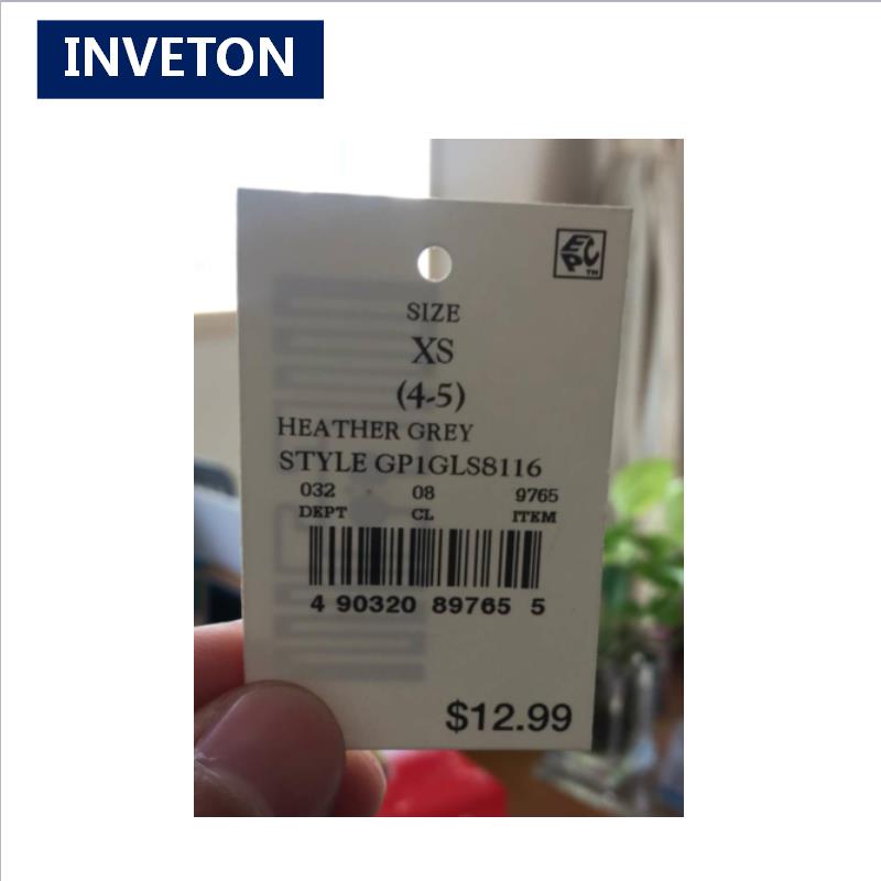 Rfid-étiquettes de vêtement pour vêtements et bagages | Étiquette de vêtement, 840 à 960mhz, epc gen2, étiquette passive rfid, étiquette de vêtements en papier pour le suivi des biens