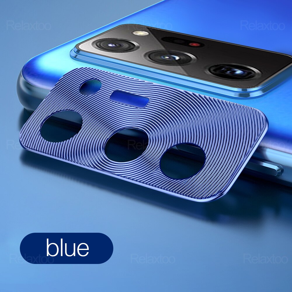 Osłona kamery na gelaxi nie 20 ultra obudowa metalowa osłona pierścienia ochronnego do samsung galaxy not20 note20 uwaga 20 ultra okładka: note 20 / Blue