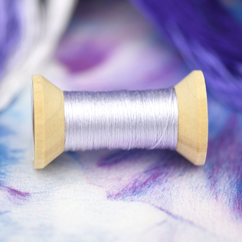 Linha de bordar bordada à mão/linha de seda/linha de bordar de seda enrolada/linha de bordar de seda/carretel/luz real: 2