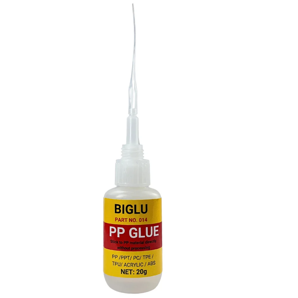 Pp limstift til de fleste plastmaterialer uten bearbeiding pp/ppt/pc/tpe/tpu/abs lim 20g