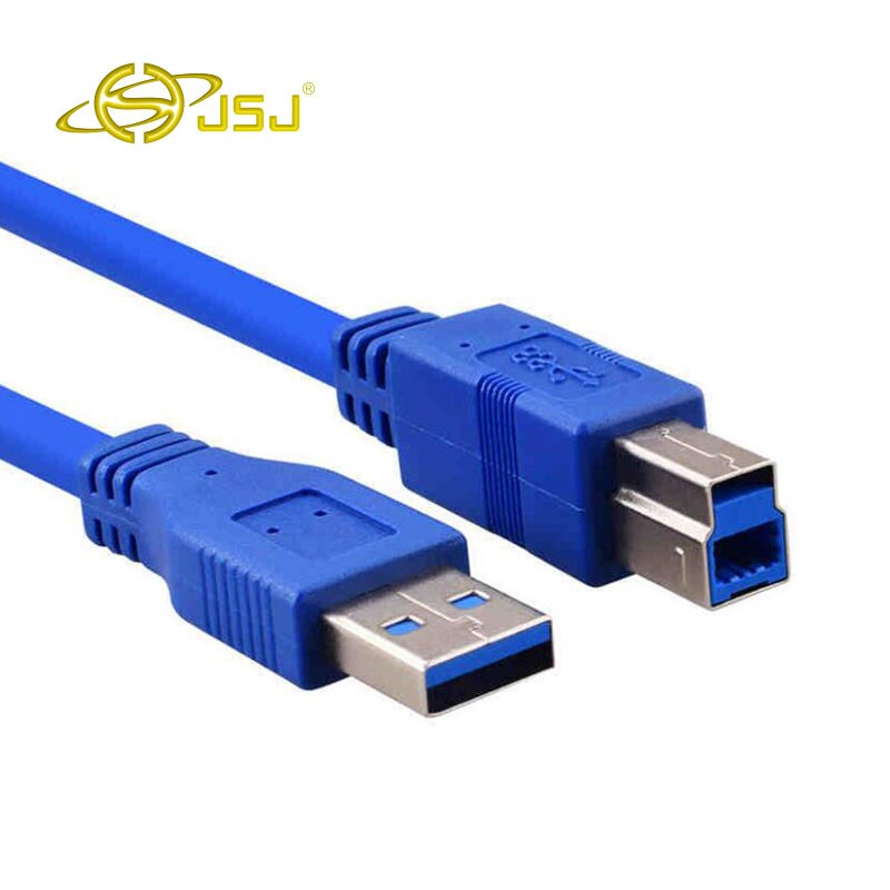 JSJ USB 3.0 Printer Cable Type A to TypeB Usb High Speed Transmission Cable