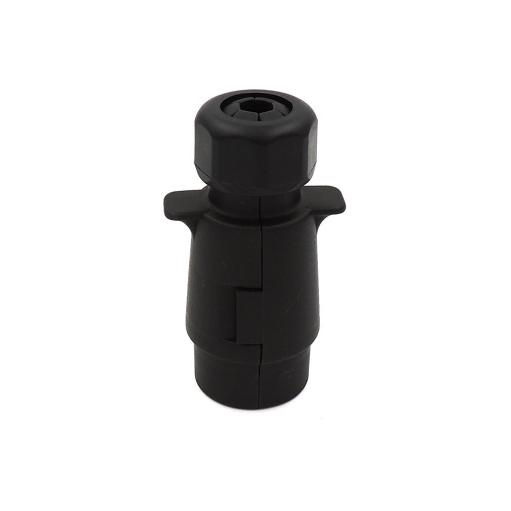 Newest European Car 7 Hole Socket Trailer Adapter Truck Interface Rv Power Cord Socket Waterproof Connector 12V