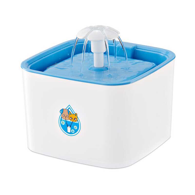 1.6L Automatic Pet Cat Water Fountain Drinking Mute Flower Water Dispenser with Filters Dog Cat Health Caring Drinker Product