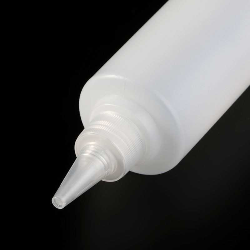 Aplicador de cola branca de plástico de alta qualidade, 250ml, garrafa de aperto para recortes em papel, faça você mesmo, ferramenta artesanal de papel de álbum, 1 peça