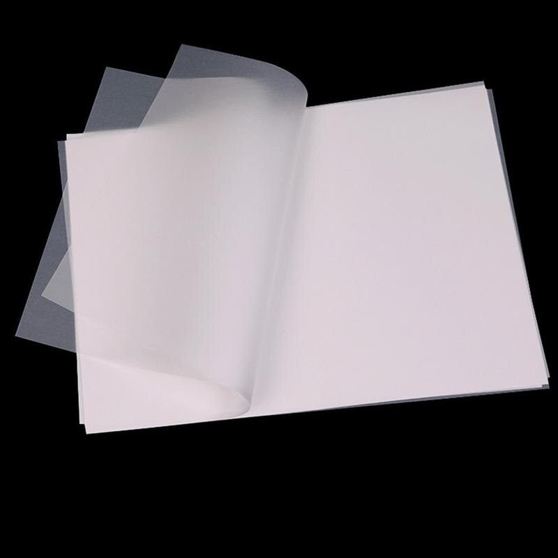 100 Stuks Transfer Papier Zwavelzuur Tracing Papers Kalligrafie Kopieerpapier Voor Diy Techniek Tekening Schilderen Schrijven Levert