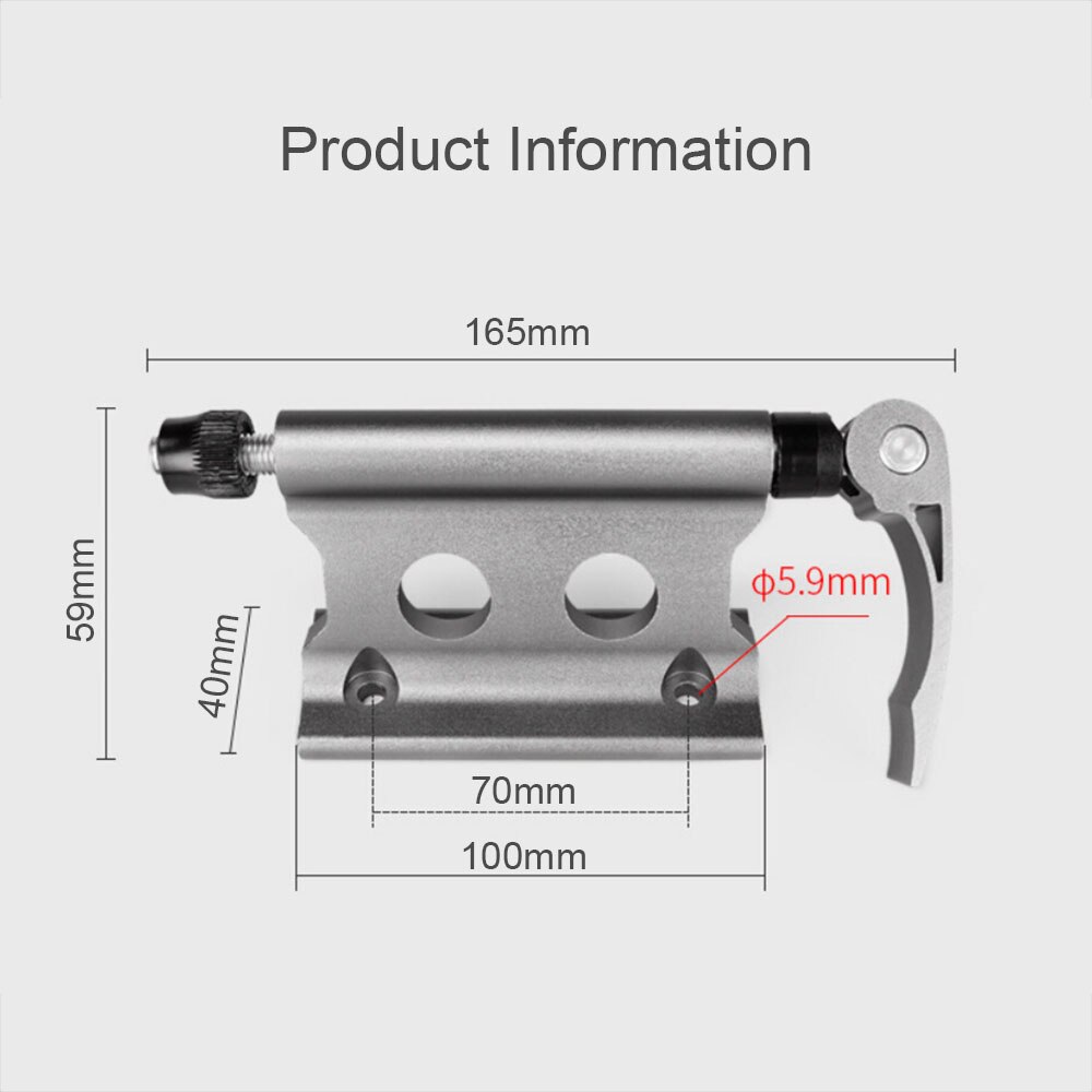 Draagbare Fiets Voorvork Quick Release Vaste Klem Voor Suv Auto Rijden Levert Mtb Bike Road Fiets Travelling Onderdelen