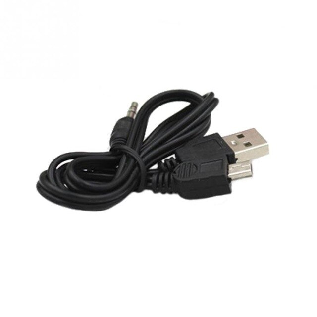 2 In 1 Usb Male Mini Usb 5 Pin + 3.5Mm Aux Kabel, aux En Charger 2 In 1 Kabel Voor Draagbare Speaker #2: Default Title