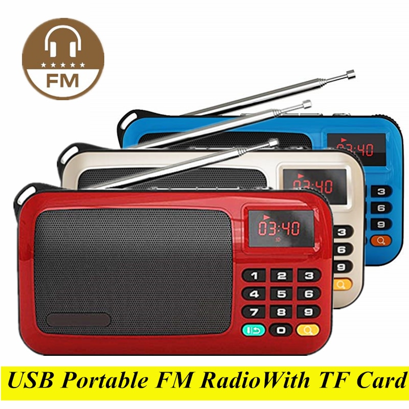 Rolton W405 Portable Mini FM Radio TF Card USB Rec... – Grandado