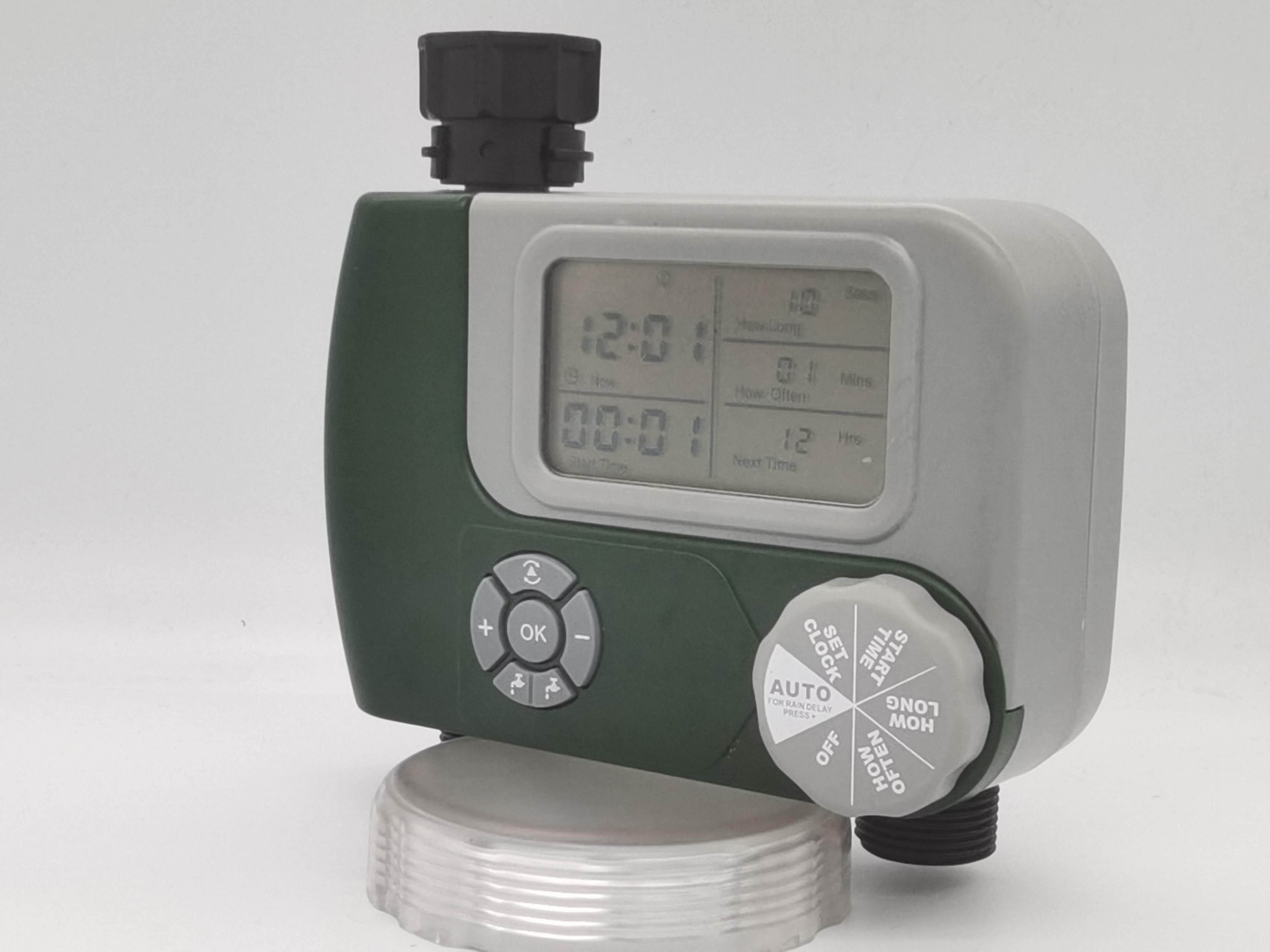 Automatic Watering Sprinkler System Garden Watering Timer Irrigation Controller Electronic Home Hose Faucet with 2 Outlet