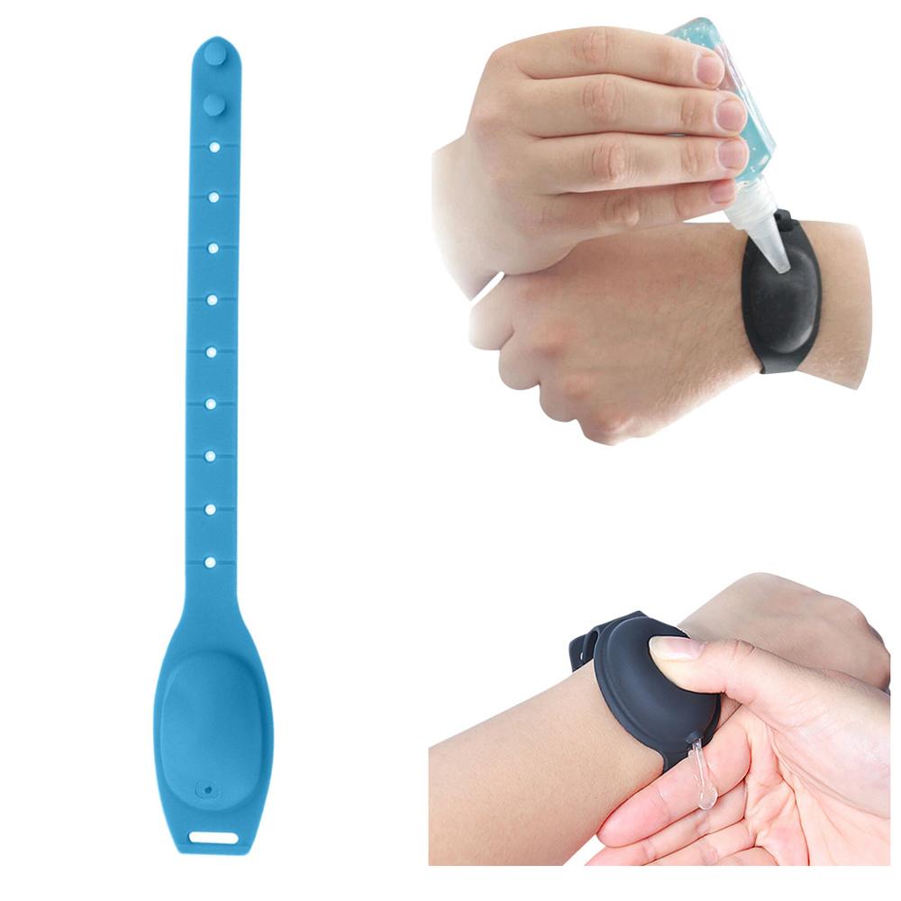 1/3PC Outdoor Adult Kid Liquid Wristband Hand Dispenser Handwash Gel With Whole Sanitizing Dispenser Bracelet Hand Bracelet: B