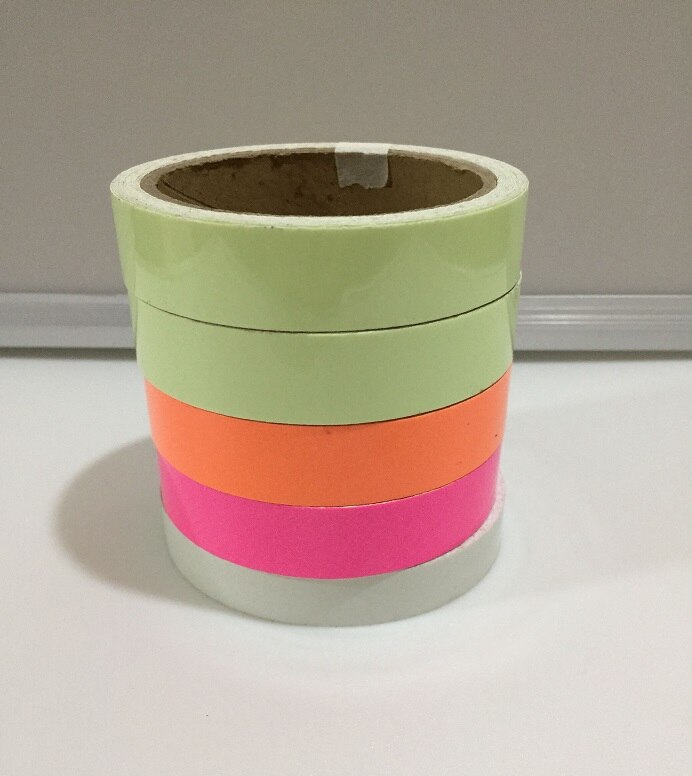 3 CM * 5 Mt Leucht klebeband Fluoreszierende Warnung Sicherheitsband Nacht Leuchtende Wandaufkleber
