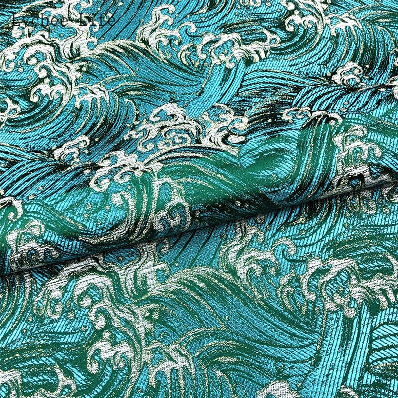 Lychee Life High-density Nylon Brocade Satin Cloth Fabric Cheongsam Tang Costume Sewing Fabric Handicraft Packaging: 3