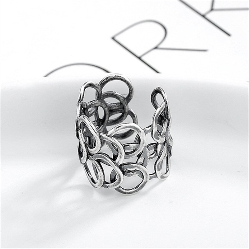 Luxus Kreis Ringe Für Frauen Hochzeit Engagement Charme Knöchel Ringe Männer Jahrgang-Schmuck Romantische Party