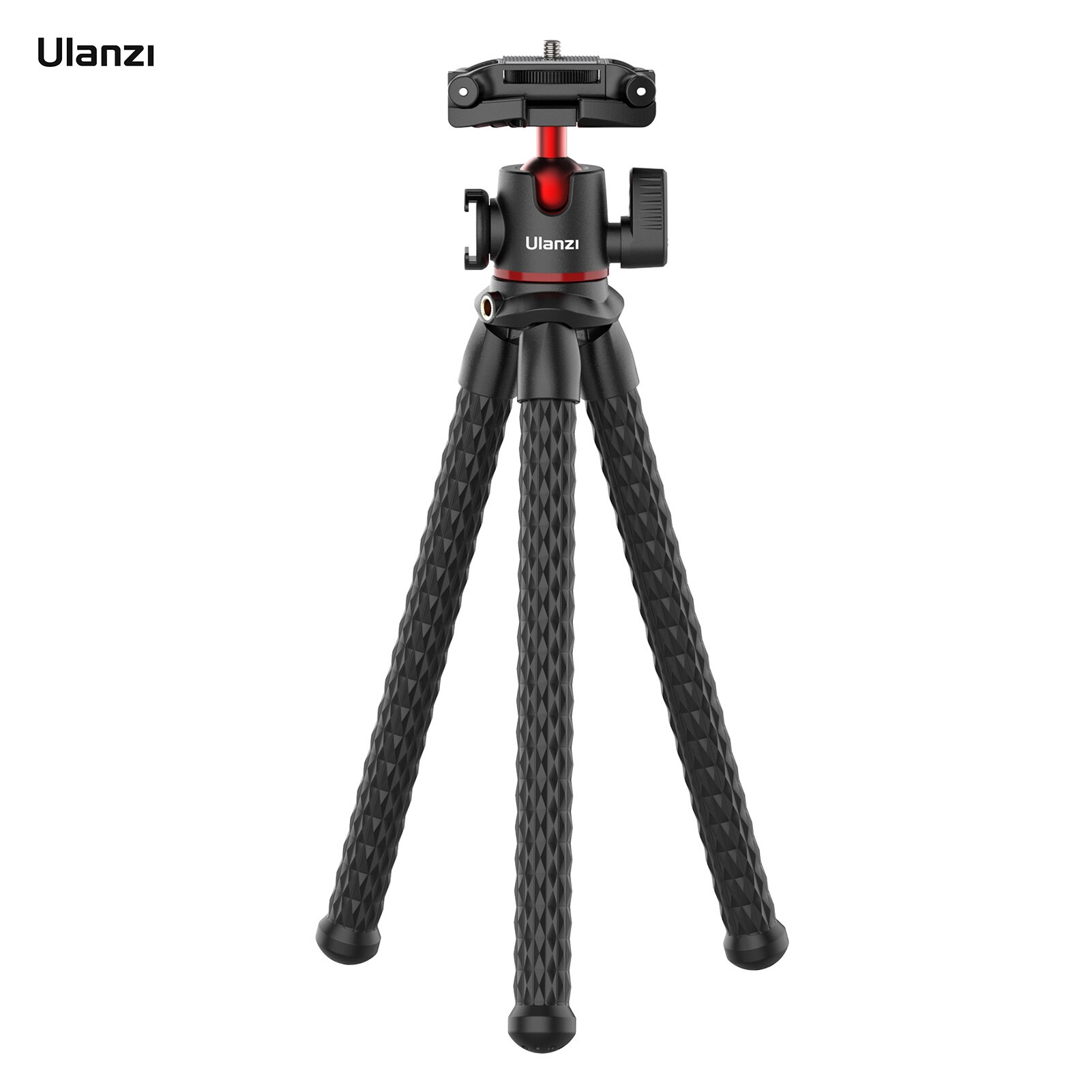 ULANZI MT-33 Flexible Multifonctionnel Mini Trépied Poulpe Avec Chaussure froide Monture 360 rotatif Panoramique Rotule Pour appareil photo de téléphone