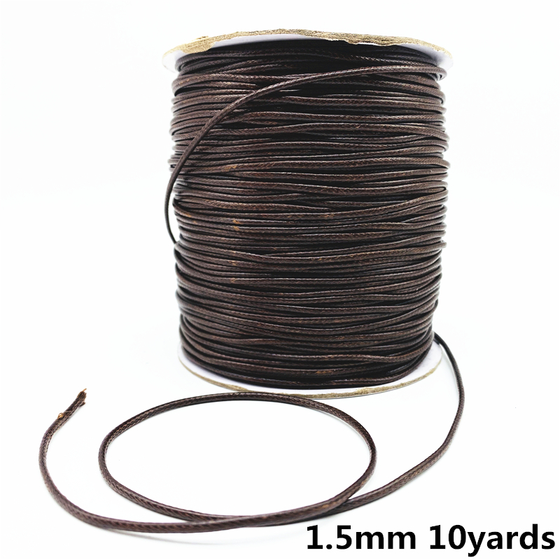 0.5mm/0.8mm/1mm/1.5mm/2mm cordon de coton ciré corde fil ciré cordon sangle collier corde pour la fabrication de bijoux: Laser lumineux
