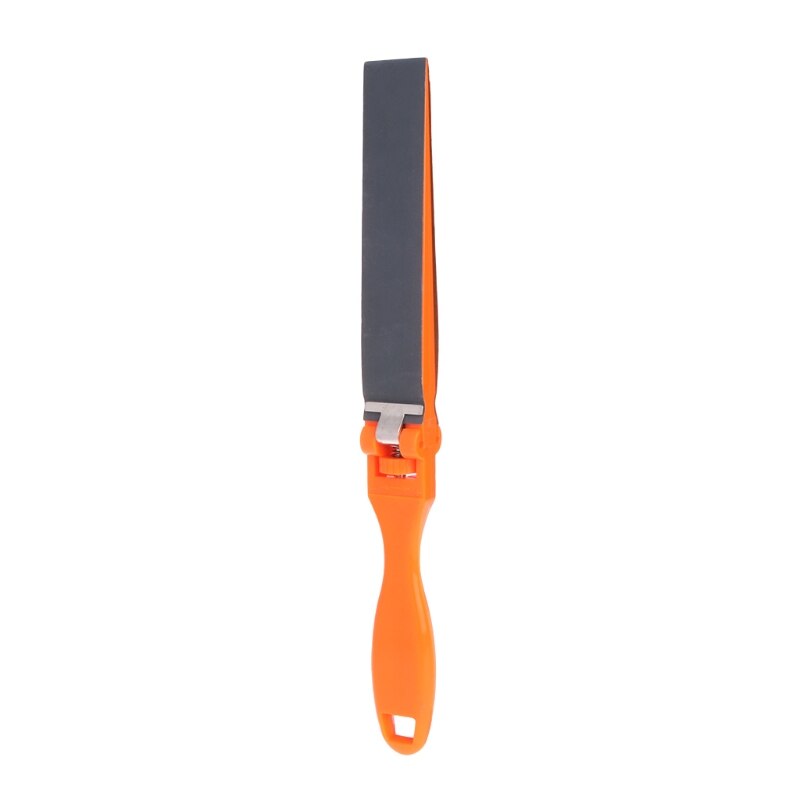 Schuurpapier Heerser Plastic Sieraden Polijsten Gereedschap Schurende Bar Slijpen Stok Clip: WHITE