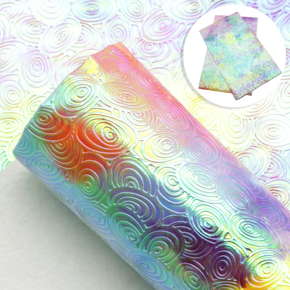 Hojas de Tela de cuero de imitación de textura Tie-dye de 20*34cm, materiales hechos a mano para hacer pendientes de lazos, 1Yc12552: 1108450007