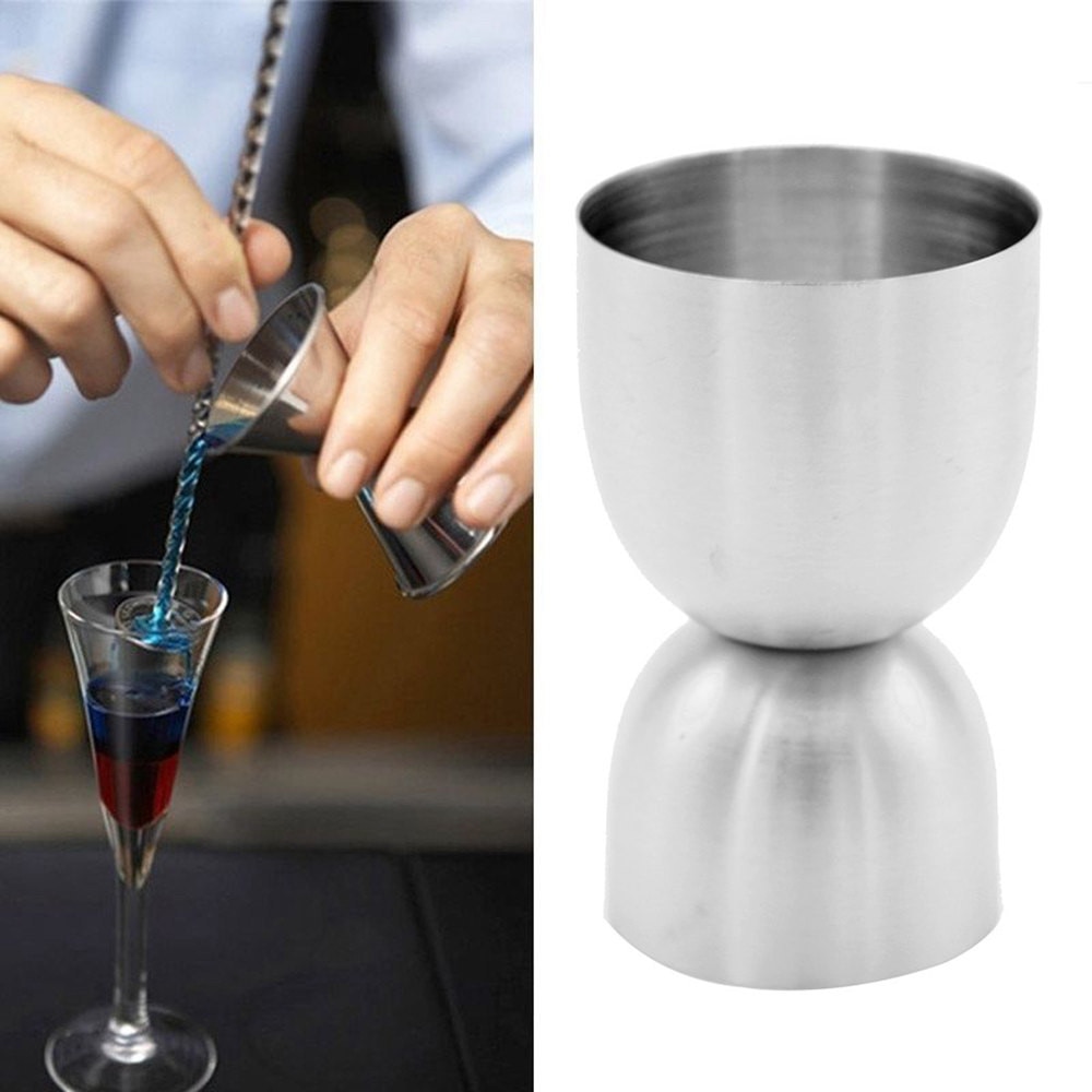 Stainless Spirit Cocktails Measure Cup Jigger Alcohol Bartending Bar Wine Tools Bar Accessories Measuring Tools