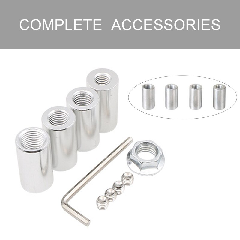 4 Color Aluminum Adjustable Height Lever Car Gear Shift Knob Extender Shifter Extension Single Bend Car Shifter Extender