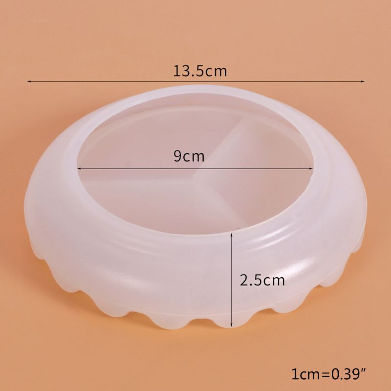 1 Pc cristal résine époxy moule vague plat coulée Silicone moule à la main bricolage artisanat décorations faisant des outils