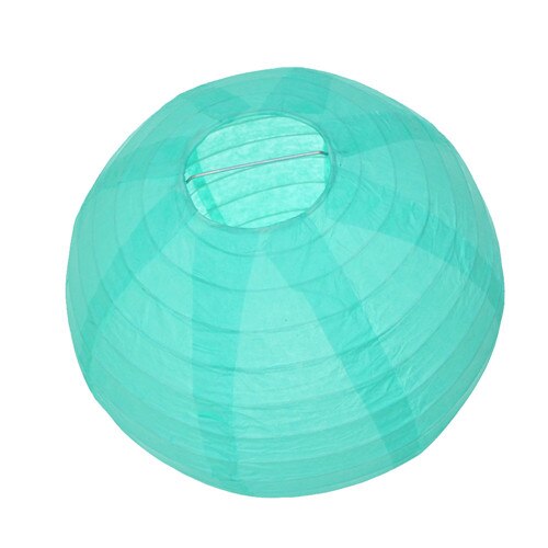 FAROL DE PAPEL lampion de 8 ''(20cm), farolillos chinos redondos de papel, FAROL DE BODA, decoraciones para de cumpleaños, faroles de cielo volador para niños: mint blue