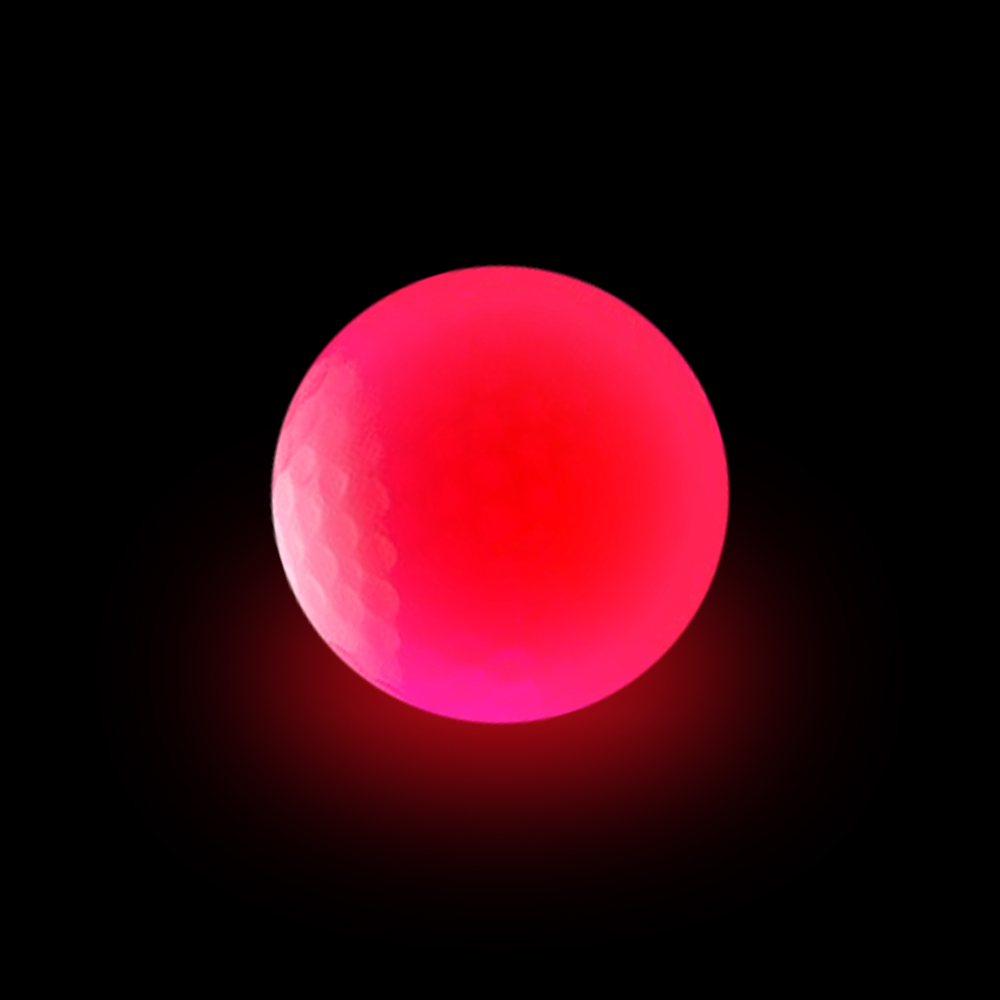 Golf LED Glow Ball For Night Sports Practice Glow Ball Can Be Used Repeatedly Long Lasting Bright Luminous Balls