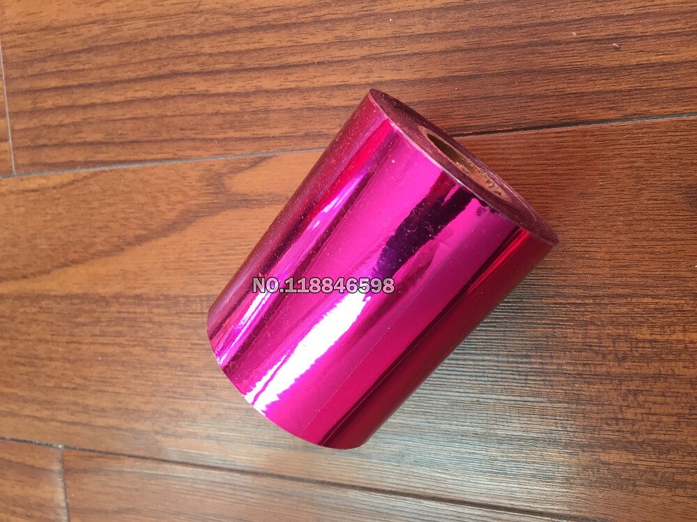 Boîte d&#39;estampage en papier feuille Rose à , en plastique/ppc/pvc et pp, 8cm x 120m/Lot,
