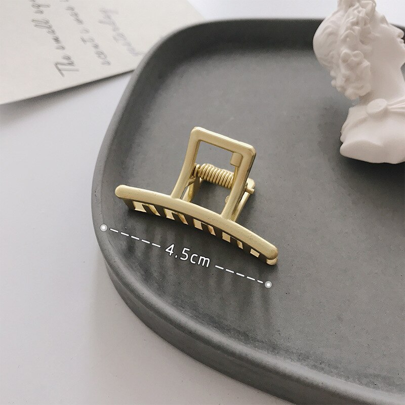 Alloy Geometric Hair Clips Women Girls Claw Clip Hair Claws Hair Clamps Claw Clips Hairpins Barrette Crab Hair Accessories: A7