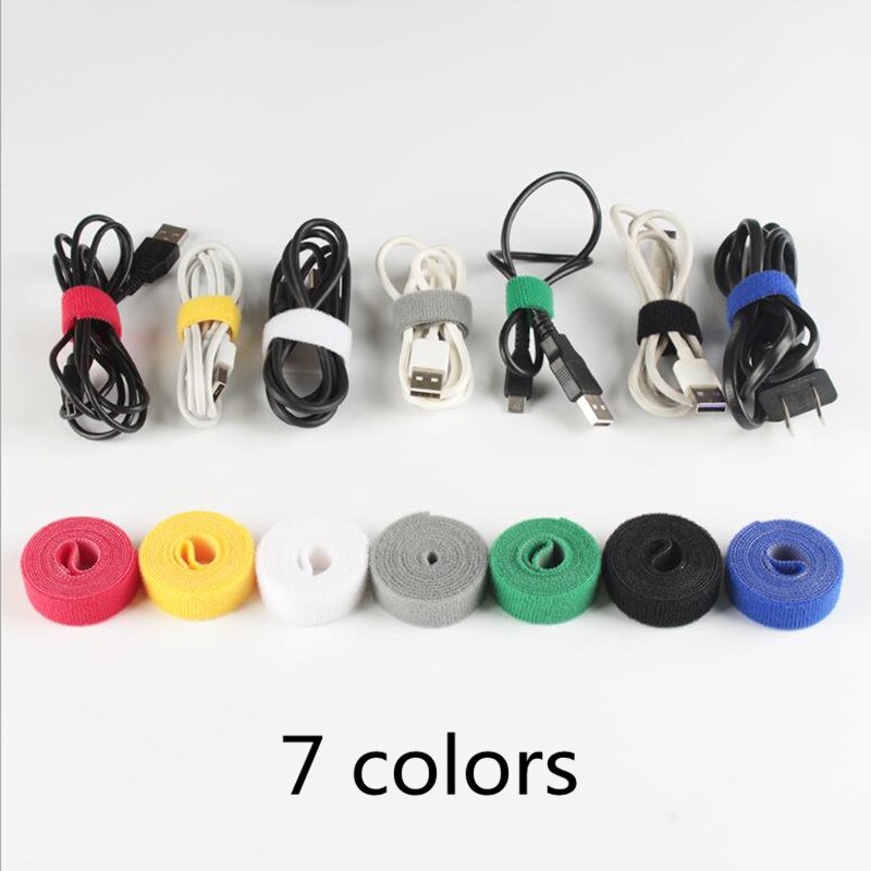 7PCS Magic Tape the hooks adhesive nylon sticker hook and loop Velcro fastener without Glue for sew Ties Curtain Fastener