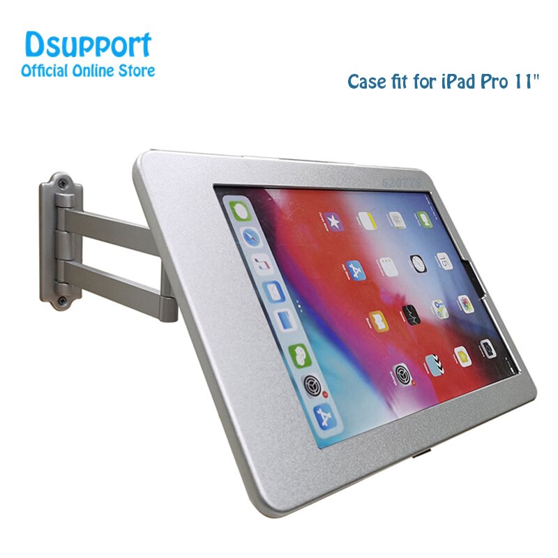 Aluminum Alloy Anti Theft Display Stand with security lock for ipad pro 11 Tablet PC wall mounted
