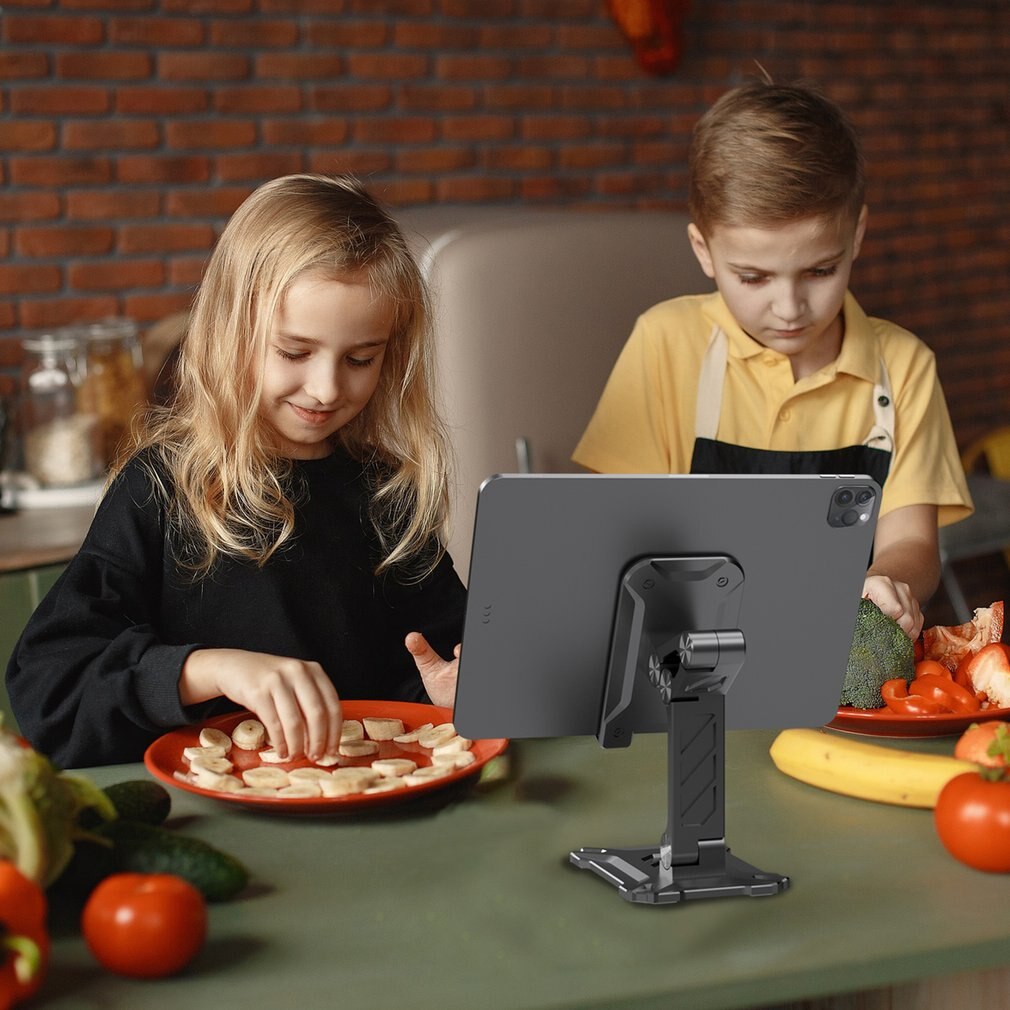 Foldable Desktop Tablet Mobible Phone Holder Cradle Stand for iPhone iPad Height Angle Adjustable Phone tablet holder Tablet