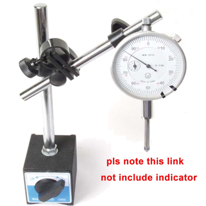 Magnetic Base Holder With Double Adjustable Pole For Dial Indicator Test Gauge Flexible Magnetic Stand Holder with fine adjus