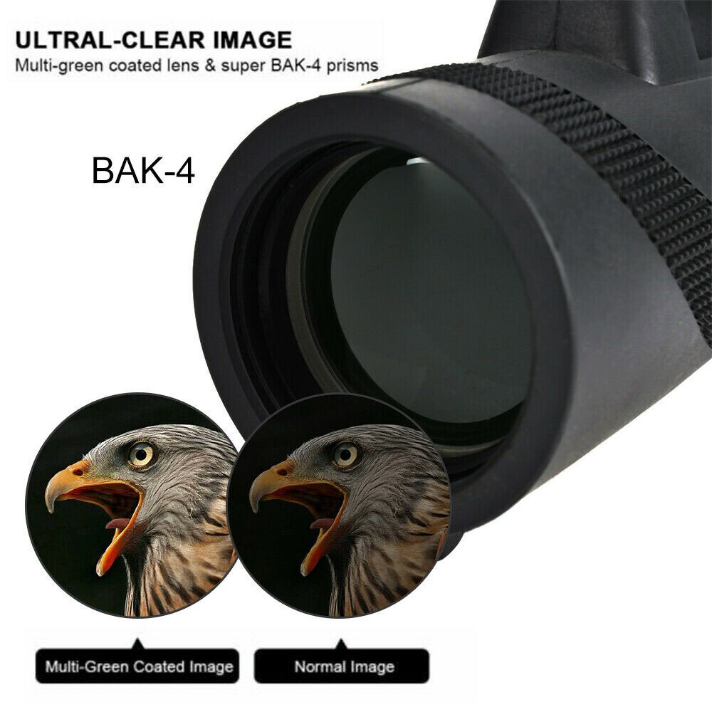 Portable Monocular Set BAK4 Glass 100% Reflection Rate Tripod Selfie Adjustable Glass Monocular Tripod And Clip Set