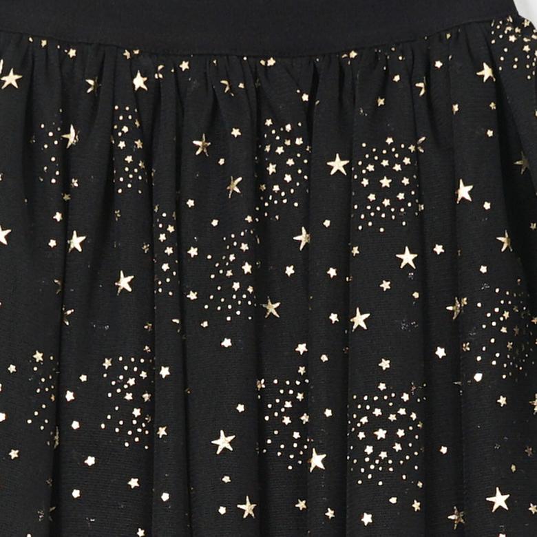 Poncho zwarte rok meisjes sterren trend top