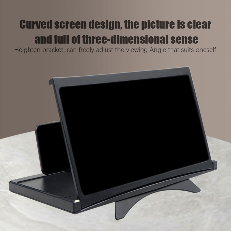 Gebogen Scherm Pull-Out Mobiele Telefoon Screen Magnifier Anti-Blauw Ray12in 3D Mobiele Vergrootglas Telefoon Houder