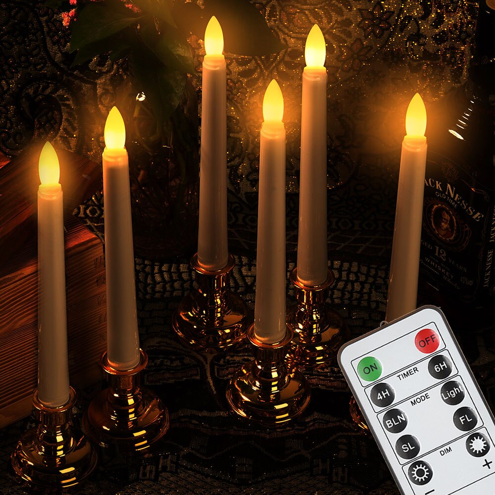 Bougies décoratives à piles Led mando a distanciaCandles | Petits lampes à thé, bougies électroniques de fête