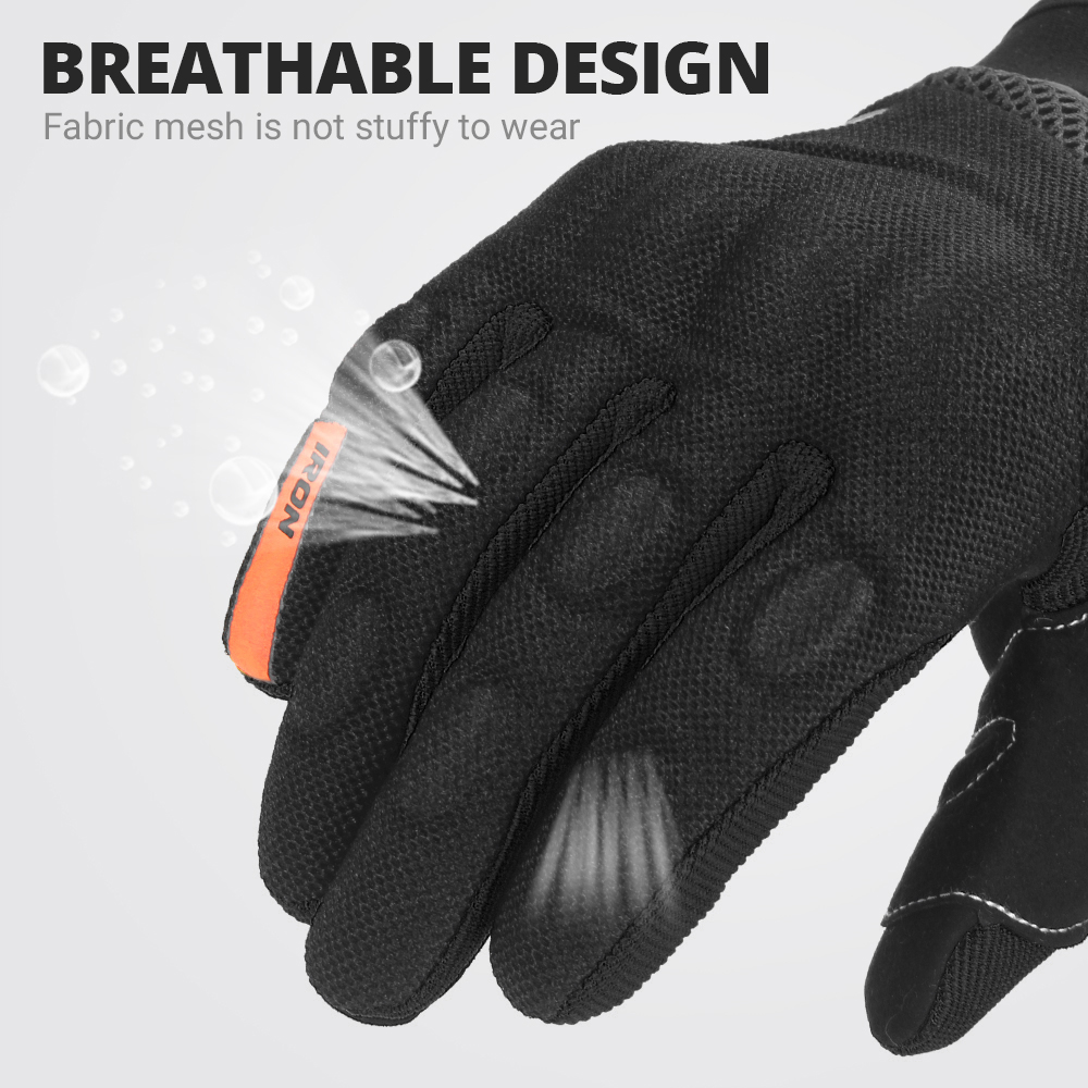 Vollfinger-Motorradhandschuhe, Touchscreen, Moto-Cross, atmungsaktiv, Rennhandschuhe, Motorrad, Fahrrad, Radfahren, Reiten, Schutzhandschuh