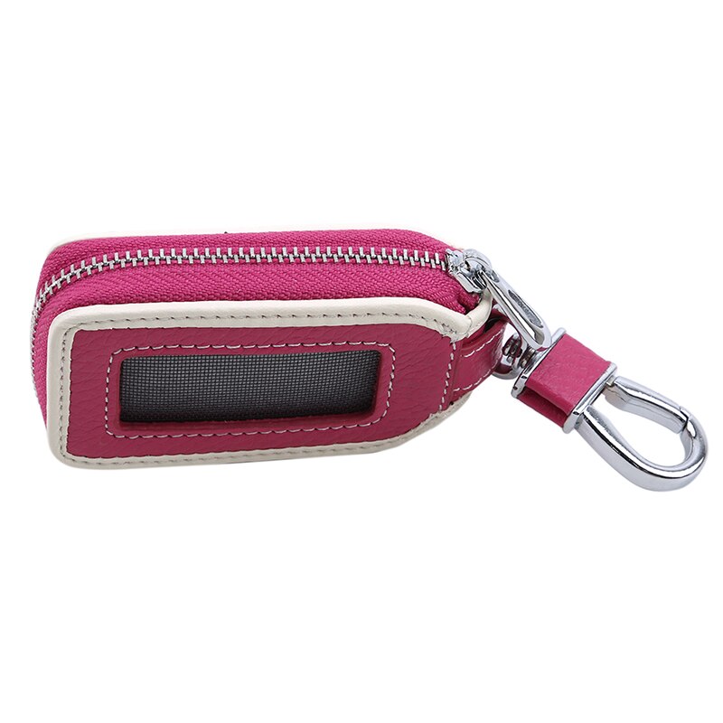 Pu lederen autosleutel portemonnees mannen/vrouwen huishoudster sleutels organizer sleutelhangerhoes rits sleutelhoes tassen etui sleutelhouder